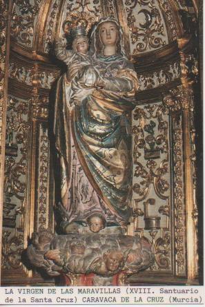 Seller image for Postal E03296: La Virgen de las Maravillas (XVIII. Santuario de la Santa Cruz) Caravaca de la Cruz, Murcia for sale by EL BOLETIN