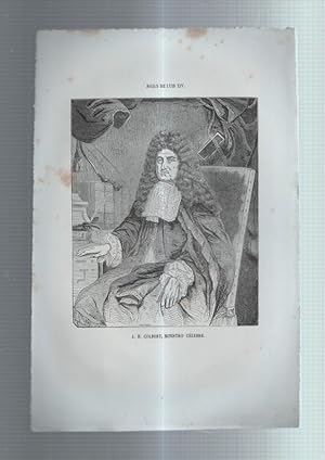 Seller image for Lamina numero 17: Los Heroes y las maravillas del mundo: J.B.Colbert, ministro frances for sale by EL BOLETIN