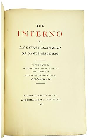 LA Divina Commedia: Inferno - Dante: 9788822153128 - AbeBooks