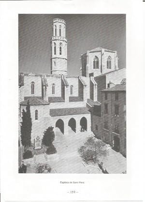 Bild des Verkufers fr LAMINA 27113: Iglesia de Sant Pere zum Verkauf von EL BOLETIN