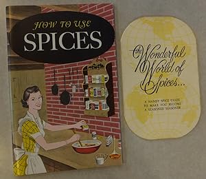 AMERICAN SPICE TRADE SPICES COOKBOOK 1958 & SPICE BROCHURE & RECIPES