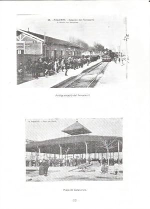Bild des Verkufers fr LAMINA 27082: Antigua estacion de ferrocarril y Plaza de Catalunya zum Verkauf von EL BOLETIN
