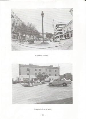 Bild des Verkufers fr LAMINA 27089: Plaza de la Palmera y Plaza de la Creu de la Ma zum Verkauf von EL BOLETIN