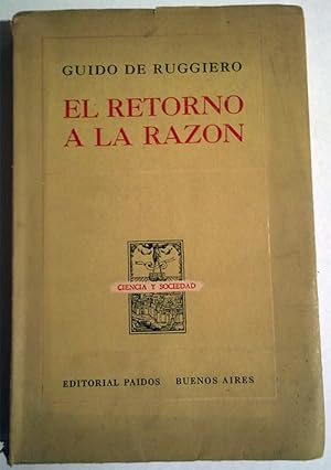 Imagen del vendedor de El retorno a la razn a la venta por Federico Burki