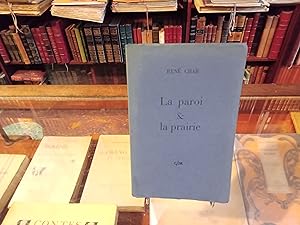 Seller image for La paroi & la prairie for sale by Librairie FAUGUET