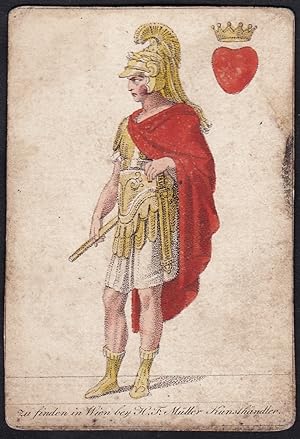 (Herz König) / (King of hearts) - transformation playing card / Spielkarte / carte a jouer
