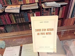 Seller image for Cahier d'un retour au pays natal for sale by Librairie FAUGUET