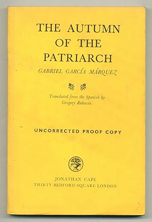Bild des Verkufers fr Autumn of the Patriarch zum Verkauf von Between the Covers-Rare Books, Inc. ABAA