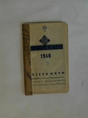 Image du vendeur pour Kalender 1940 mis en vente par Celler Versandantiquariat