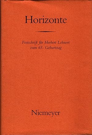 Seller image for Horizonte Festschrift fr Herbert Lehnert zum 65. Geburtstag for sale by avelibro OHG