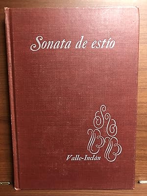 Imagen del vendedor de Sonata de Estio a la venta por Rosario Beach Rare Books