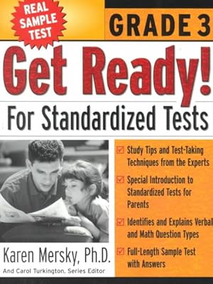 Image du vendeur pour Get Ready for Standardized Tests, Grade 3 : Test Preparation Series mis en vente par GreatBookPrices