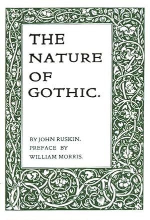 Seller image for The Nature of Gothic for sale by moluna