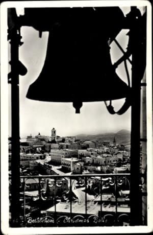 Bild des Verkufers fr Postkarte Bethlehem Palstina, Weihnachtsglocken zum Verkauf von akpool GmbH