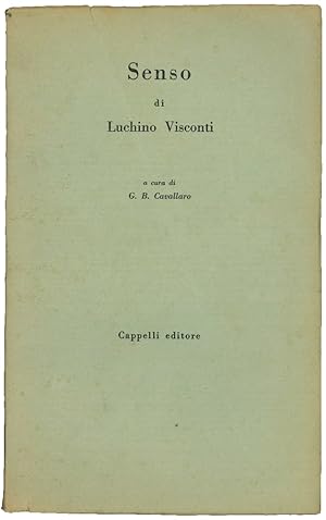 Bild des Verkufers fr Senso a cura di G.B. Cavallaro zum Verkauf von Libreria Alberto Govi di F. Govi Sas