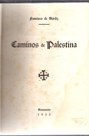 Imagen del vendedor de Caminos de Palestina . a la venta por Librera Astarloa