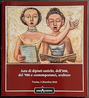Asta Dipinti Antichi, '800, '900 e Contemporanei - Sant'Agostino - 2018