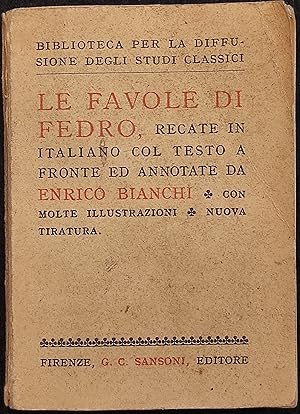 Le Favole di Fedro - E. Bianchi - Sansoni - Tascabile