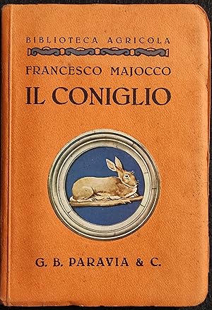 Il Coniglio - F. Majocco - Ed. Paravia - 1932