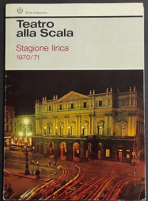 Teatro alla Scala - Stagione Lirica 1970/71 - I Puritani