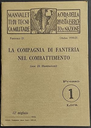 La Compagnia di Fanteria nel Combattimento - 1930