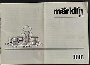 Libretto Istruzioni Marklin HO - 3001 - Modellismo Ferroviario
