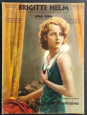 Brigitte Helm n.2bis - 1933 - Il Racconto della sua Vita ed i suoi Films