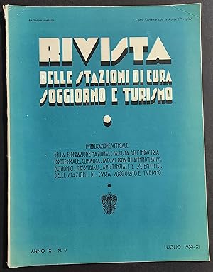 Rivista Stazioni di Cura Soggiorno e Turismo n.7 - Luglio 1933