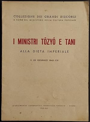 I Ministri Tozyo e Tani alla Dieta Imperiale - 1943