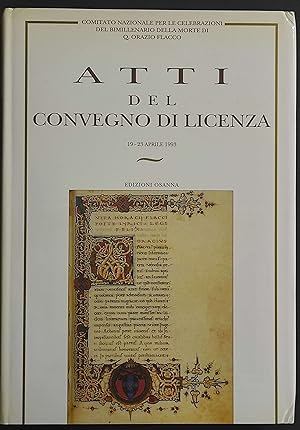 Atti del Convegno di Licenza - Ed. Osanna - 1993