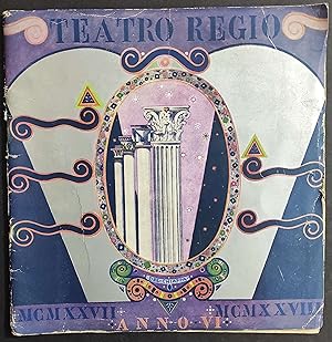 Teatro Regio - Programma Ufficiale 1927-1928