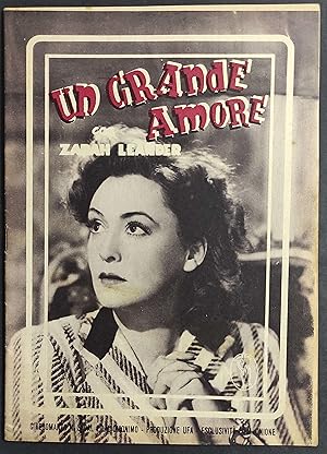 Cineromanzo Un Grande Amore - n.5 -Con Zarah Leander