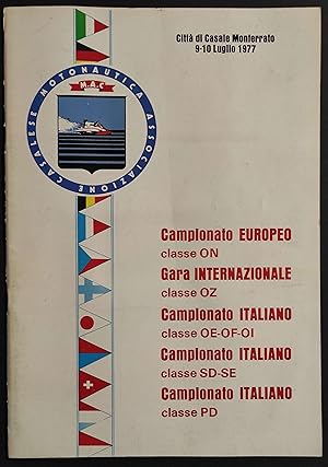 Associazione Casalese Motonautica - 1977 - Programma VII Giornata
