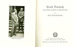 Image du vendeur pour Ernst Barlach. Das plastische, graphische und dichterische Werk. mis en vente par ANTIQUARIAT MATTHIAS LOIDL