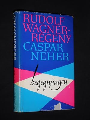 Bild des Verkufers fr Begegnungen. Biographische Aufzeichnungen, Tagebcher und sein Briefwechsel mit Caspar Neher. Herausgeber: Tilo Mller-Medek zum Verkauf von Fast alles Theater! Antiquariat fr die darstellenden Knste