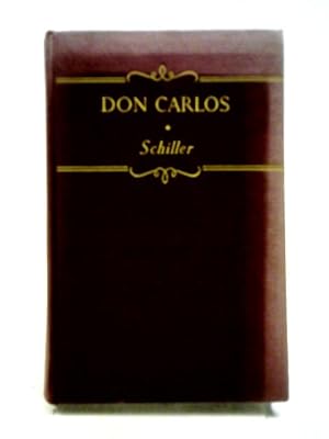 Bild des Verkufers fr Don Carlos: Infant Von Spanien zum Verkauf von World of Rare Books