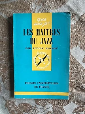 Image du vendeur pour Les Matres du jazz mis en vente par Dmons et Merveilles