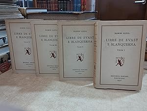 Imagen del vendedor de LIBRE DE EVAST E BLANQUERNA 4 VOLS. a la venta por LLIBRERIA KEPOS-CANUDA