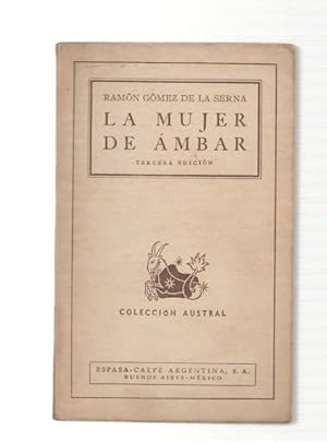 Seller image for La mujer de ambar for sale by El Boletin