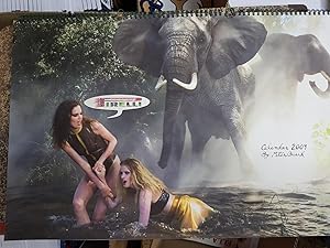 Calendario: Pirelli 2009, fotografias (56 láminas) por Peter Beard - Rianne Ten Haken, Lara Stone