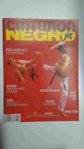 Imagen del vendedor de Revista Artes Marciales: Cinturon Negro ao I num 3 (1989). Articulo sobre la historia de Steven Seagal - Poster Karate, T. Mikami a la venta por El Boletin