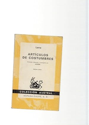 Imagen del vendedor de Articulos de costumbres a la venta por El Boletin