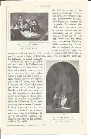 Seller image for LAMINA V00216: La Leccion de Anatomia y La Presentacion en el Templo, por Rembrandt for sale by EL BOLETIN