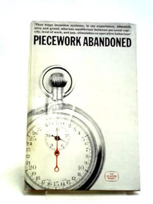 Seller image for Piecework Abandoned for sale by World of Rare Books