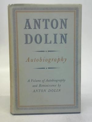 Imagen del vendedor de Autobiography a la venta por World of Rare Books