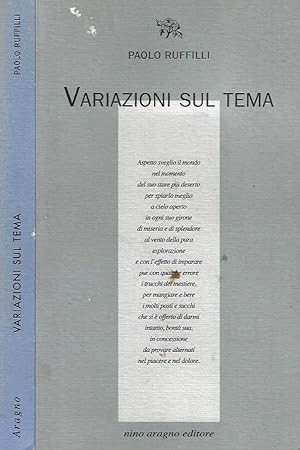 Bild des Verkufers fr Variazione sul tema zum Verkauf von Biblioteca di Babele