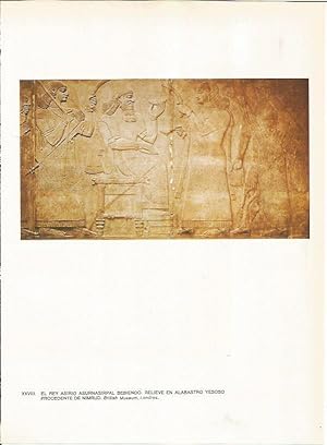Seller image for LAMINA 27647: Relieve en alabastro de Nimrud, Irak for sale by EL BOLETIN