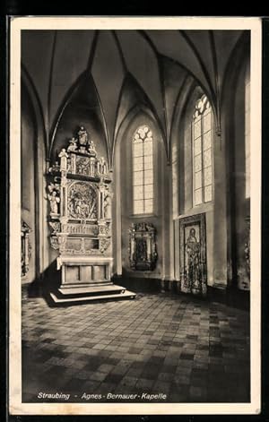 Immagine del venditore per Ansichtskarte Straubing, Inneres der Agnes-Bernauer-Kapelle venduto da Bartko-Reher