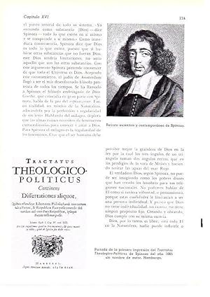 Seller image for LAMINA 28164: Retrato de Spinoza for sale by EL BOLETIN