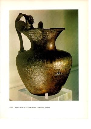 Bild des Verkufers fr LAMINA 28006: Jarro de bronce de la antigua Grecia zum Verkauf von EL BOLETIN